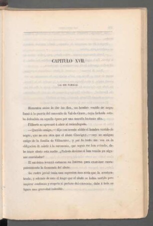 Capítulo XVII. - Las dos familias.