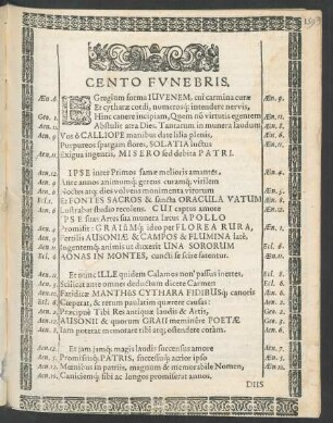Cento Funebris.