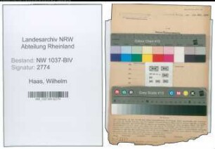Entnazifizierung Wilhelm Haas , geb. 19.03.1902 (Ingenieur)