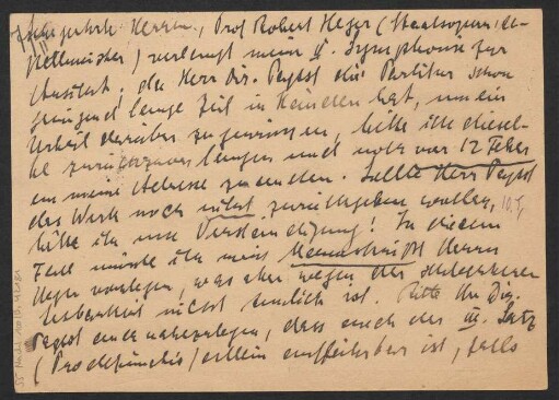 Brief an B. Schott's Söhne : 02.02.1927