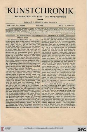 Heft 33 (29. September 1908)