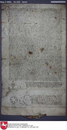 1466 August 2 Becke Langenbeck stiftet eine Vikarie in der St. Maria Kapelle zu Buxtehude