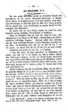 Zur Schulstatistik