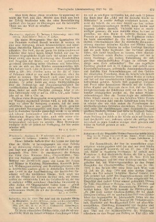 472-473 [Rezension] Eck, Johannes, Disputatio Viennae Pannoniae habita (1517)