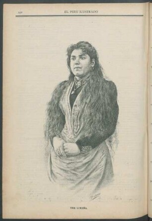 [Retrato de] Una limeña.