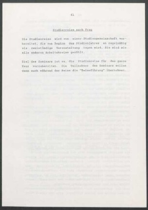 Studienreise