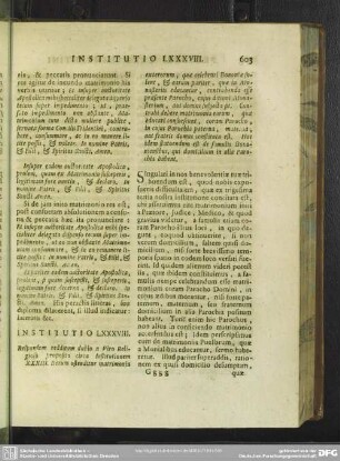Institutio LXXXVIII. Responsem redditum dubio a Viro Religioso proposito circa Institutionem XXXIII