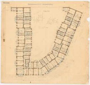 Siedlung Haeselerstraße, Berlin-Charlottenburg: Block 12, Haeselerstraße 24-28/Soorstraße 77-79: Grundriss EG