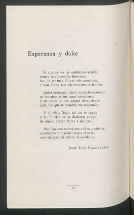 Esperanza y dolor