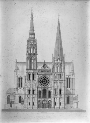 Chartres, Kathedrale Notre-Dame, Westfassade