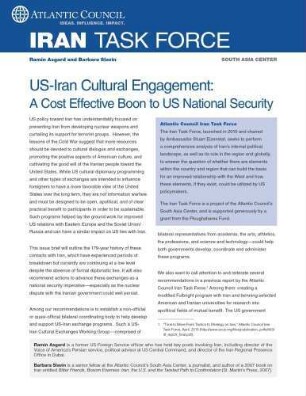 US-Iran cultural engagement : a cost effective boon to US national security