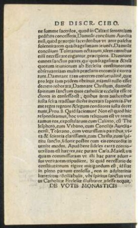 De Votis Monasticis