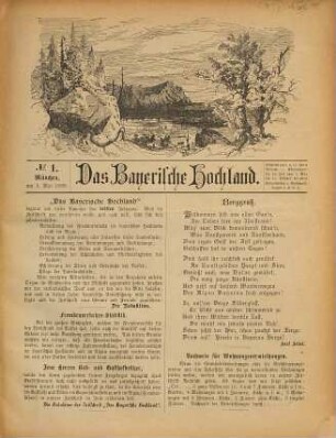 Das bayerische Hochland. 3. 1888