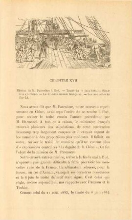 Chapitre XVII. Mission de M. Patenôtre à Hue. - ...