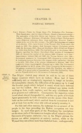 Chapter II. Political history