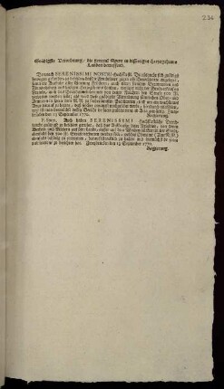 Gnädigste Verordnung, die general Sperr in disseitigen Herzogthums Landen betreffend : Zweybrücken den 13 September 1770.