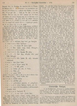 156-158 Literarische Notizen