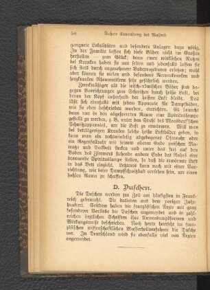 D. Duschen.