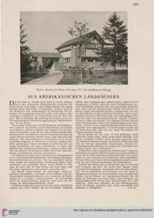 Aus amerikanischen Landhäusern