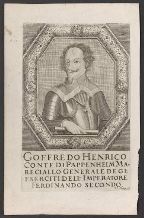 Porträt Gottfried Heinrich, Graf zu Pappenheim (1594-1632)