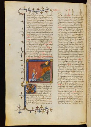 Miniatur: Moses und der brennende Dornbusch