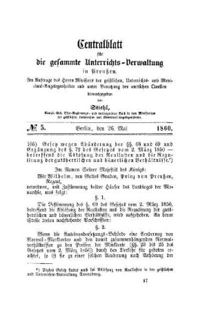Gesetz wegen Abänderungen der §§ 68 und 69 und Ergänzung des § 72 des Gesetzes vom 2. März 1850 -betreffend die Ablösung der Reallasten und die Regulirung der gutsherrlichen und bäuerlichen Verhältnisse