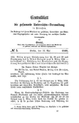 Gesetz wegen Abänderungen der §§ 68 und 69 und Ergänzung des § 72 des Gesetzes vom 2. März 1850 -betreffend die Ablösung der Reallasten und die Regulirung der gutsherrlichen und bäuerlichen Verhältnisse