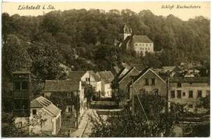 Liebstadt. Blick auf Liebstadt und Schloss Kuckuckstein
