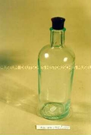 Flasche mit Schraubverschluss für "Birkenwasser Dralle"