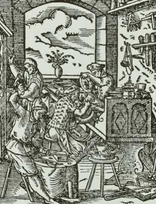 Goldschmied, Holzschnitt, Amman 1568