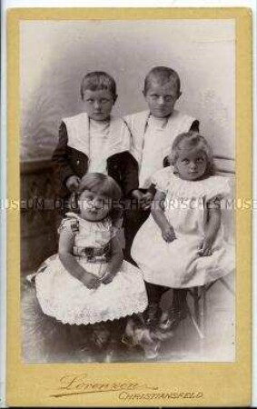 Vier Geschwister, Carte de Visite