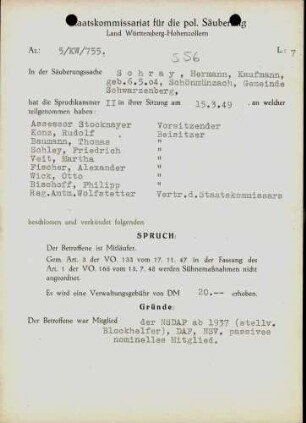 Schray, Hermann