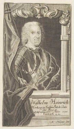 Bildnis des Wilhelm Heinrich von Sachsen-Eisenach