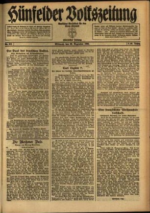 Ausgabe vom Mittwoch, den 29. Dezember 1920.