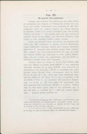 Cap. III. De poetis Alexandrinis.