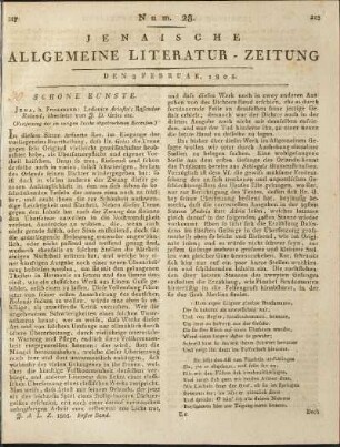 Num. 28. Den 2. Februar 1805