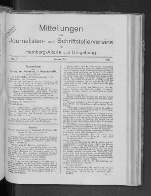 Nr. 7 November 1915