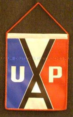 Wimpel des Solidaritätskomitees der DDR für die Unidad Popular (Chile)