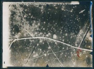 Foto des Geländes nördlich der Rue de Marais bei Lorgies (Luftbild)