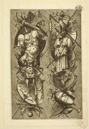 Blatt 11 der Serie "Compertimenta pictoriis flosculis manubiisque"