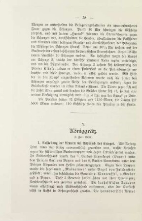 X. Königgrätz (3. Juli 1866)