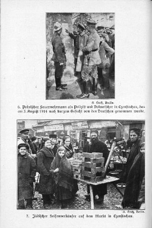 7. Jüdischer Seifenverkäufer auf dem Markt in Czenstochau.