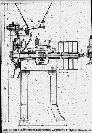Hartgußring Schrotmühle "Excelsior Id" (Krupp-Grusonwerk)