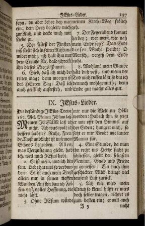 IX. Jesus-Lieder.