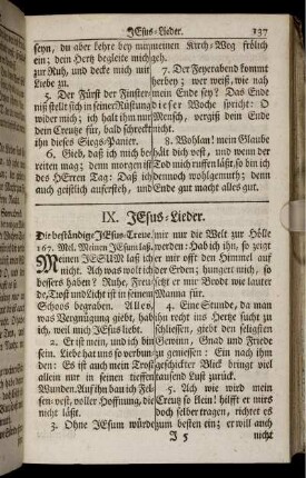 IX. Jesus-Lieder.