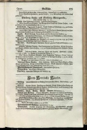 Frey- Herrliche Häuser.