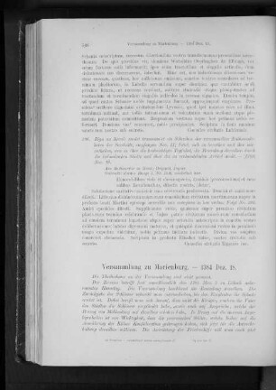 Versammlung zu Marienburg. - 1384 Dez. 18.