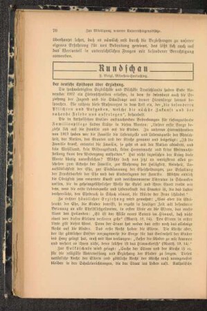 ¬Der¬ deutsche Episkopat über Erziehung