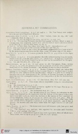 Addenda et Corrigenda