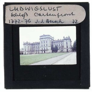 Ludwigslust, Schloss : Parkseite